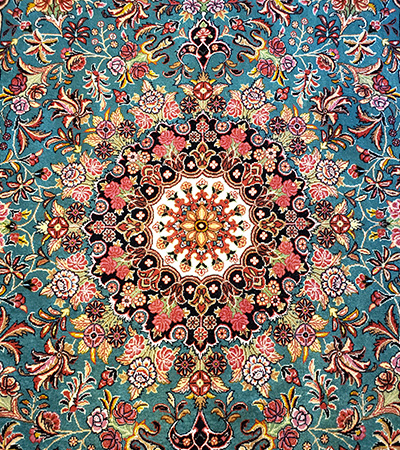 ビジャール産のペルシャ絨毯